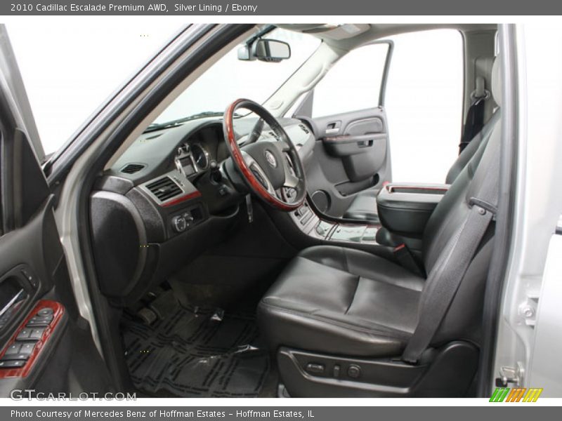 Silver Lining / Ebony 2010 Cadillac Escalade Premium AWD