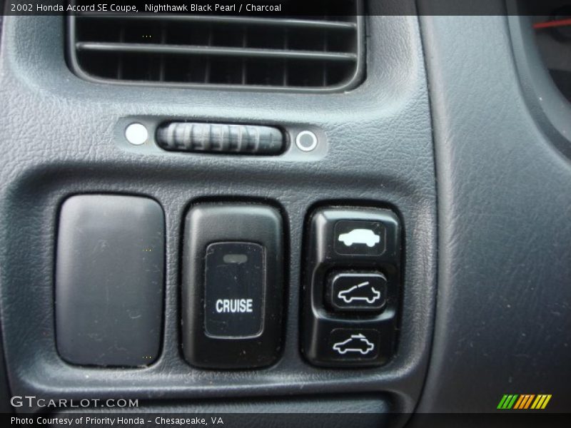 Nighthawk Black Pearl / Charcoal 2002 Honda Accord SE Coupe