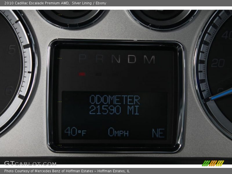 Silver Lining / Ebony 2010 Cadillac Escalade Premium AWD