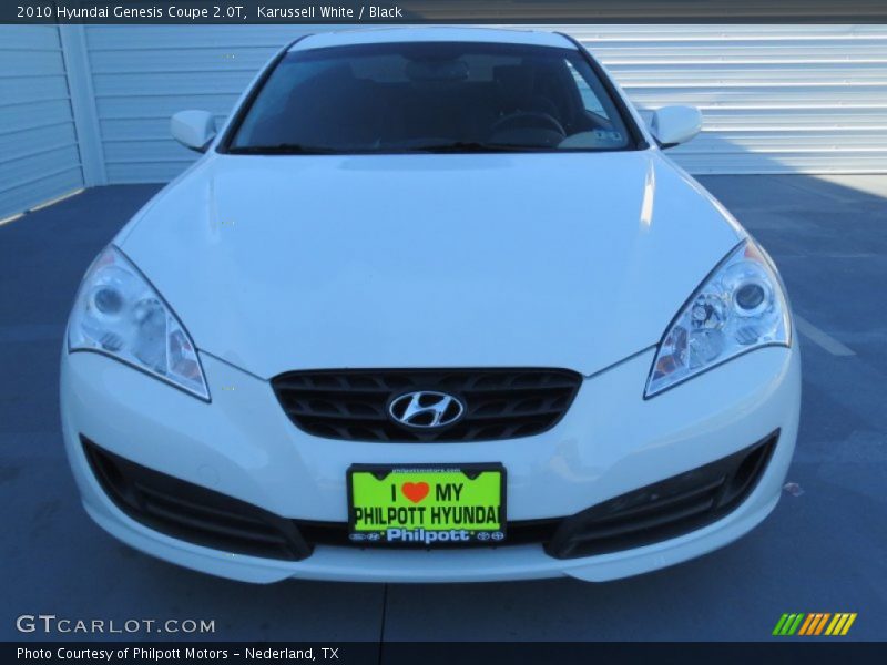 Karussell White / Black 2010 Hyundai Genesis Coupe 2.0T