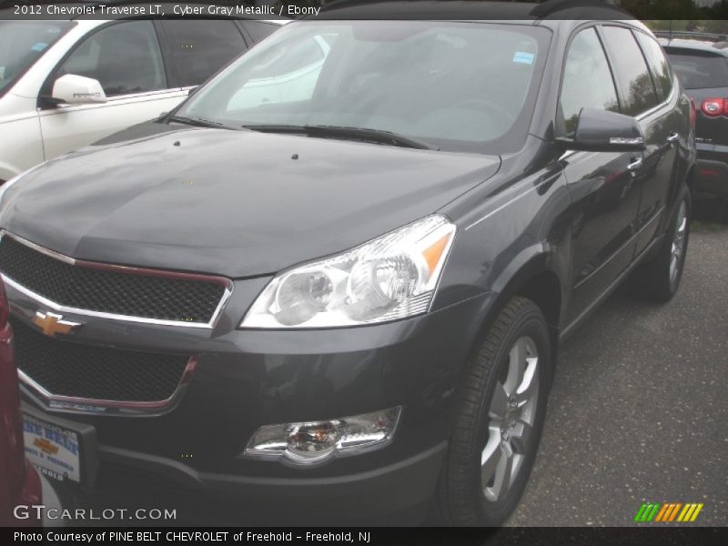 Cyber Gray Metallic / Ebony 2012 Chevrolet Traverse LT