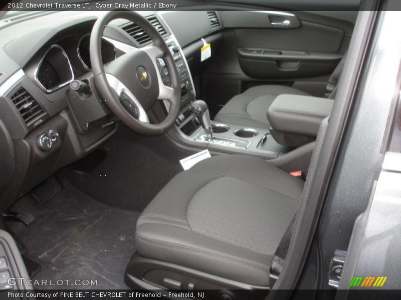 Cyber Gray Metallic / Ebony 2012 Chevrolet Traverse LT