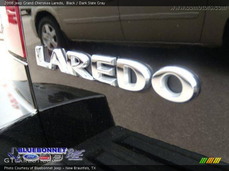 Black / Dark Slate Gray 2008 Jeep Grand Cherokee Laredo