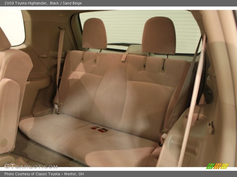 Black / Sand Beige 2009 Toyota Highlander