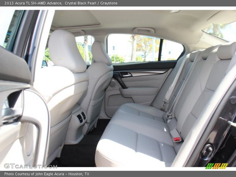 Crystal Black Pearl / Graystone 2013 Acura TL SH-AWD Advance
