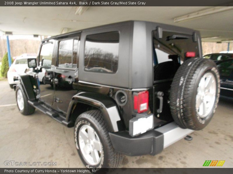 Black / Dark Slate Gray/Med Slate Gray 2008 Jeep Wrangler Unlimited Sahara 4x4