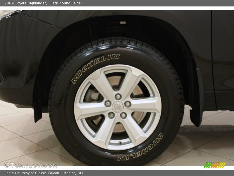Black / Sand Beige 2009 Toyota Highlander