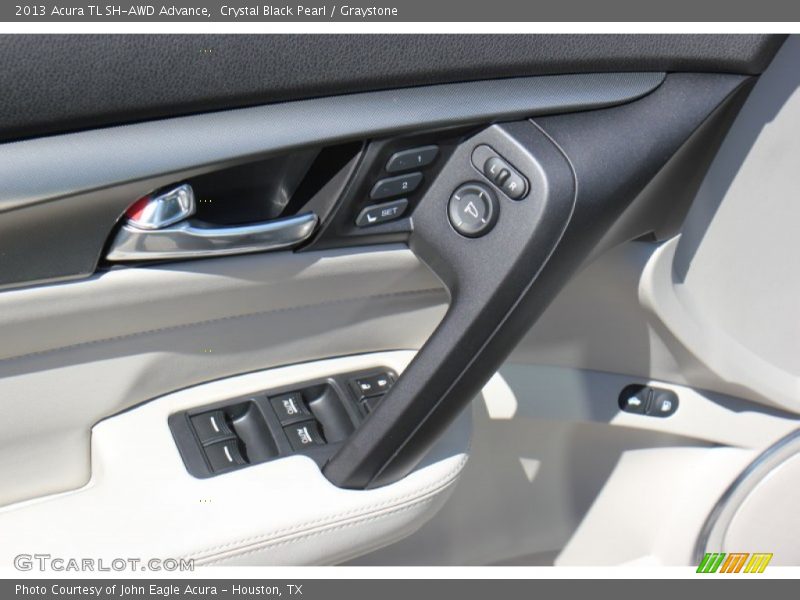 Crystal Black Pearl / Graystone 2013 Acura TL SH-AWD Advance