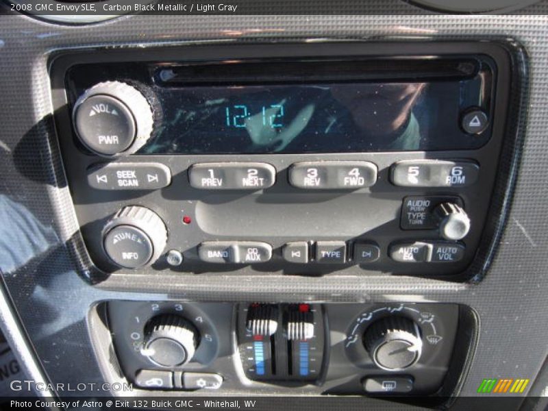 Carbon Black Metallic / Light Gray 2008 GMC Envoy SLE