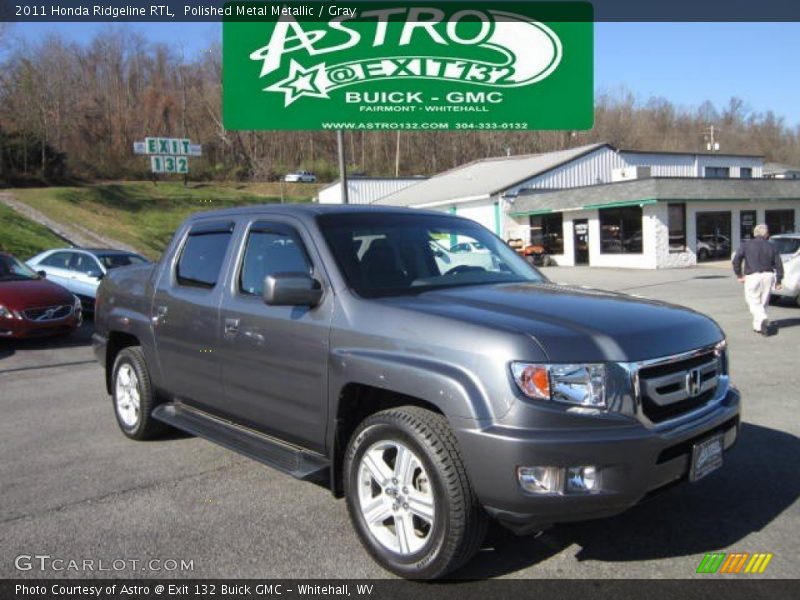 Polished Metal Metallic / Gray 2011 Honda Ridgeline RTL