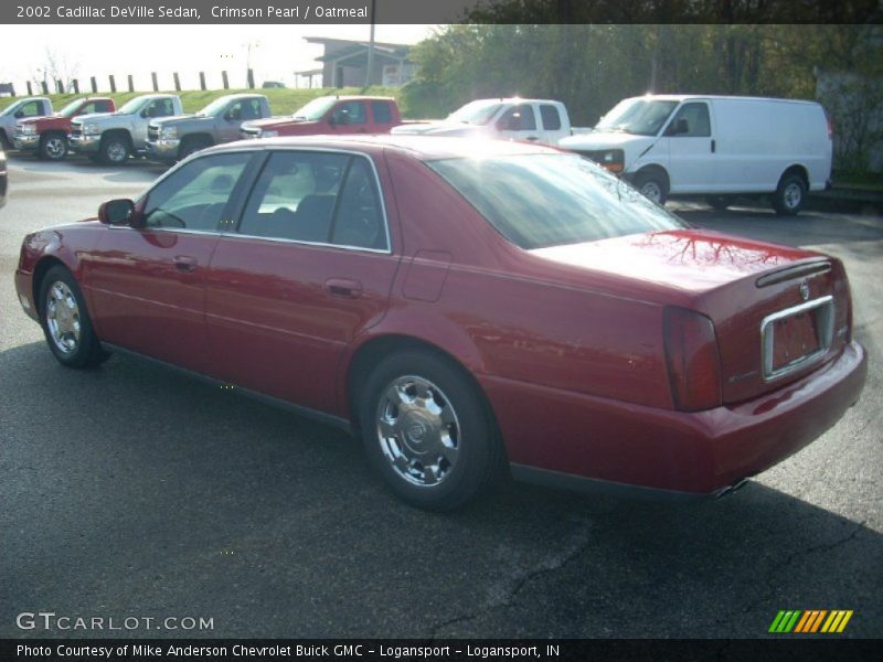 Crimson Pearl / Oatmeal 2002 Cadillac DeVille Sedan