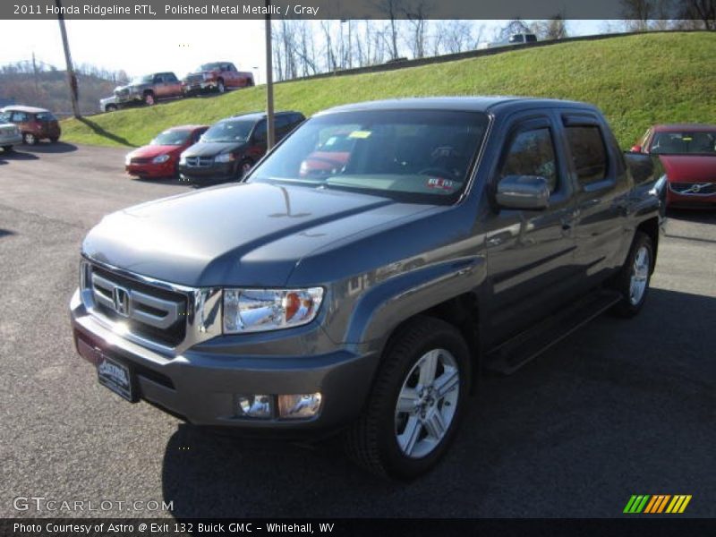 Polished Metal Metallic / Gray 2011 Honda Ridgeline RTL