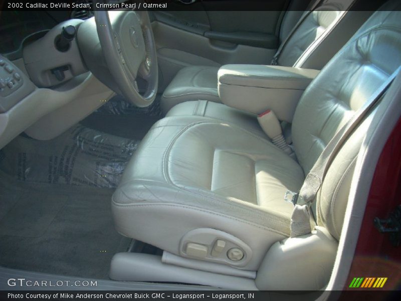 Crimson Pearl / Oatmeal 2002 Cadillac DeVille Sedan