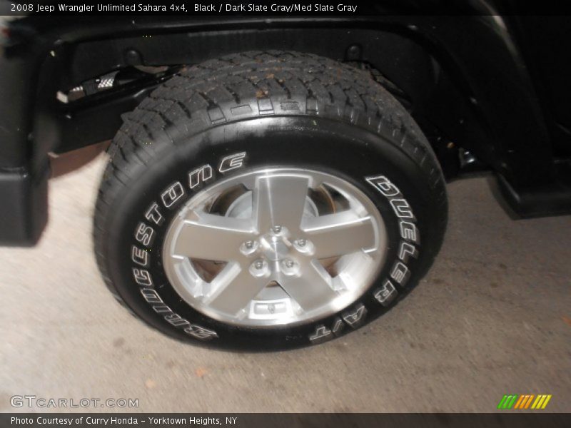 Black / Dark Slate Gray/Med Slate Gray 2008 Jeep Wrangler Unlimited Sahara 4x4