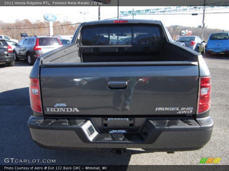 Polished Metal Metallic / Gray 2011 Honda Ridgeline RTL
