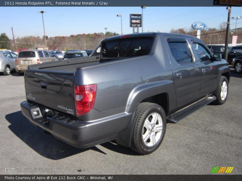 Polished Metal Metallic / Gray 2011 Honda Ridgeline RTL