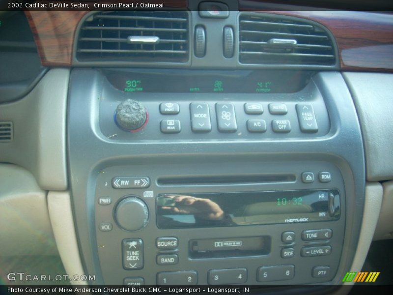 Crimson Pearl / Oatmeal 2002 Cadillac DeVille Sedan