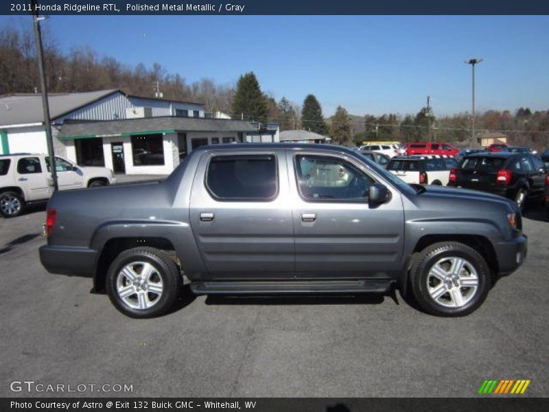 Polished Metal Metallic / Gray 2011 Honda Ridgeline RTL