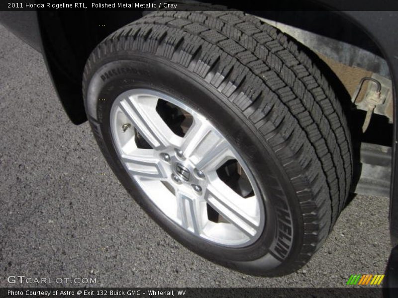 Polished Metal Metallic / Gray 2011 Honda Ridgeline RTL