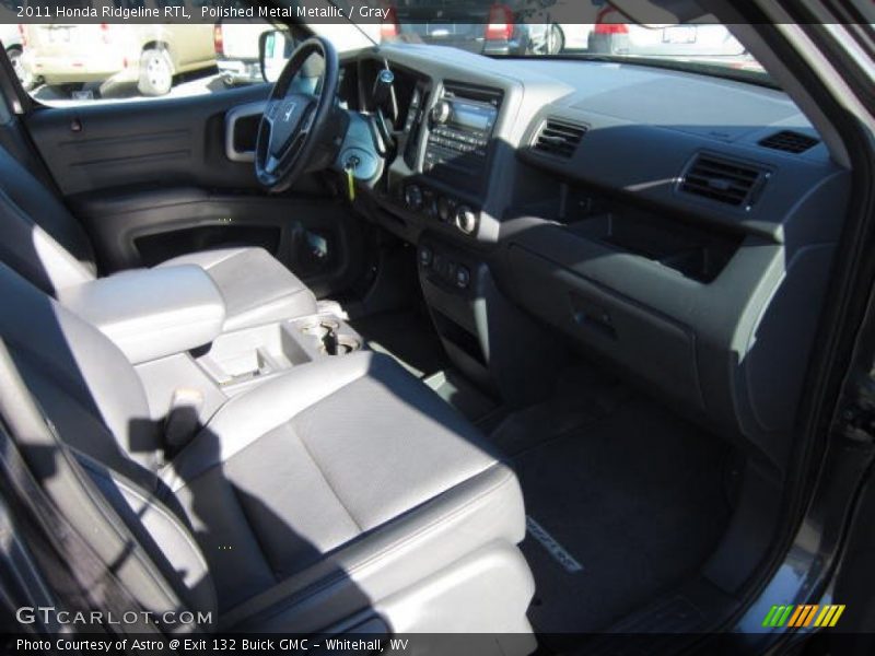 Polished Metal Metallic / Gray 2011 Honda Ridgeline RTL