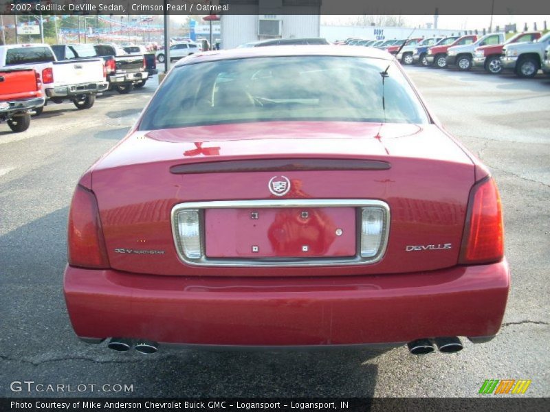 Crimson Pearl / Oatmeal 2002 Cadillac DeVille Sedan
