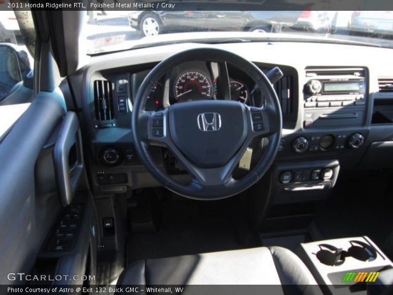 Polished Metal Metallic / Gray 2011 Honda Ridgeline RTL