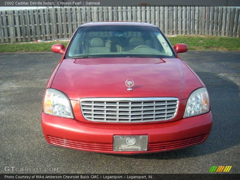 Crimson Pearl / Oatmeal 2002 Cadillac DeVille Sedan