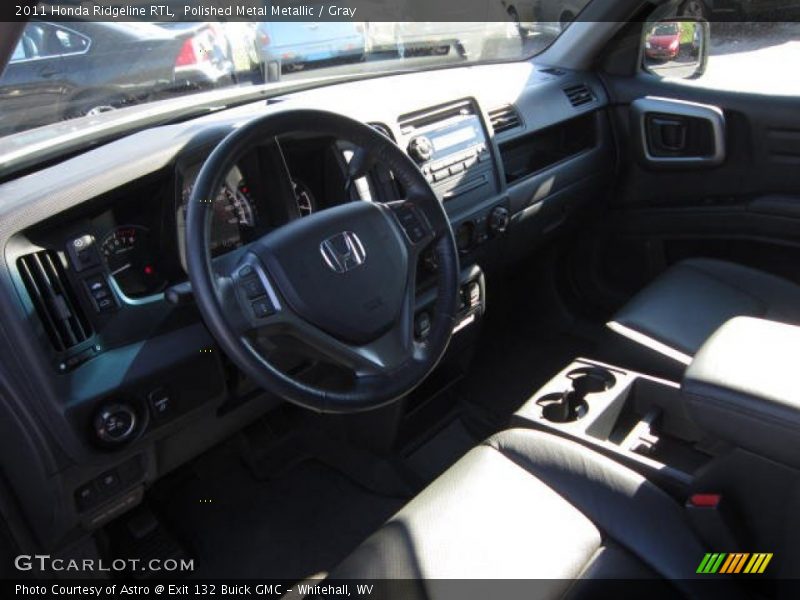 Polished Metal Metallic / Gray 2011 Honda Ridgeline RTL