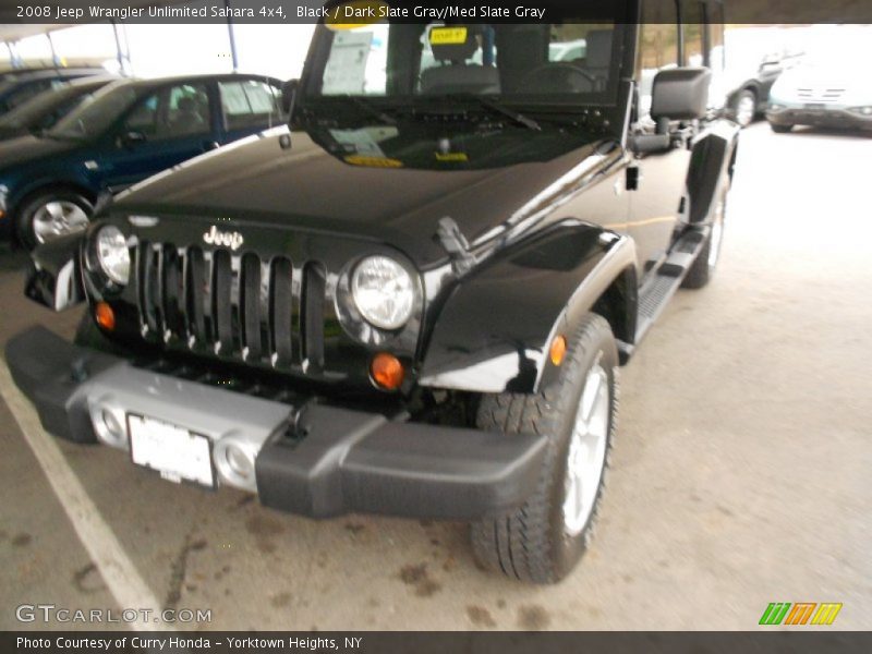 Black / Dark Slate Gray/Med Slate Gray 2008 Jeep Wrangler Unlimited Sahara 4x4