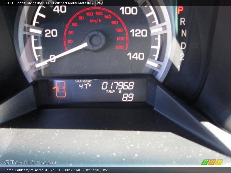 Polished Metal Metallic / Gray 2011 Honda Ridgeline RTL