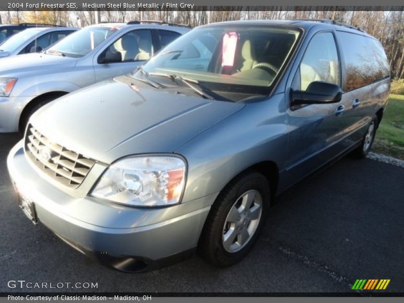Medium Steel Blue Metallic / Flint Grey 2004 Ford Freestar SES
