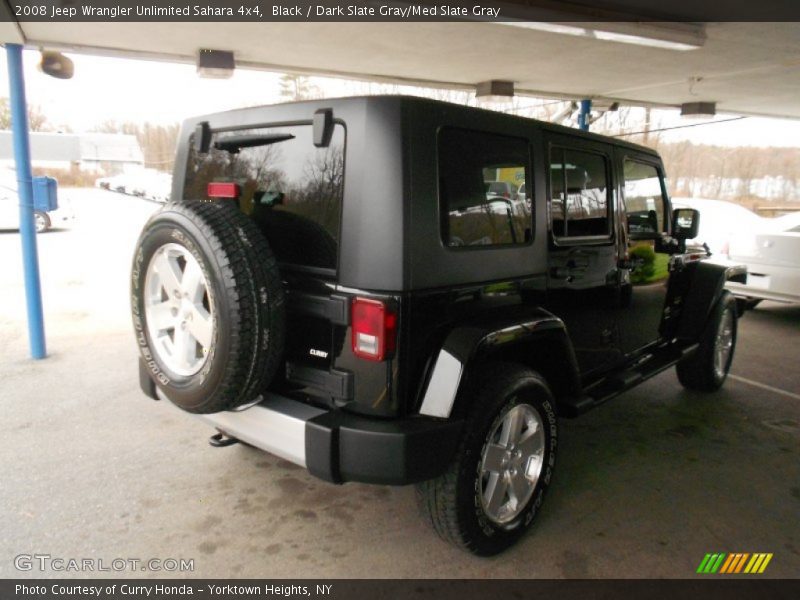 Black / Dark Slate Gray/Med Slate Gray 2008 Jeep Wrangler Unlimited Sahara 4x4