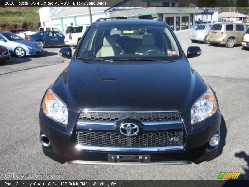 Black / Sand Beige 2010 Toyota RAV4 Limited V6 4WD
