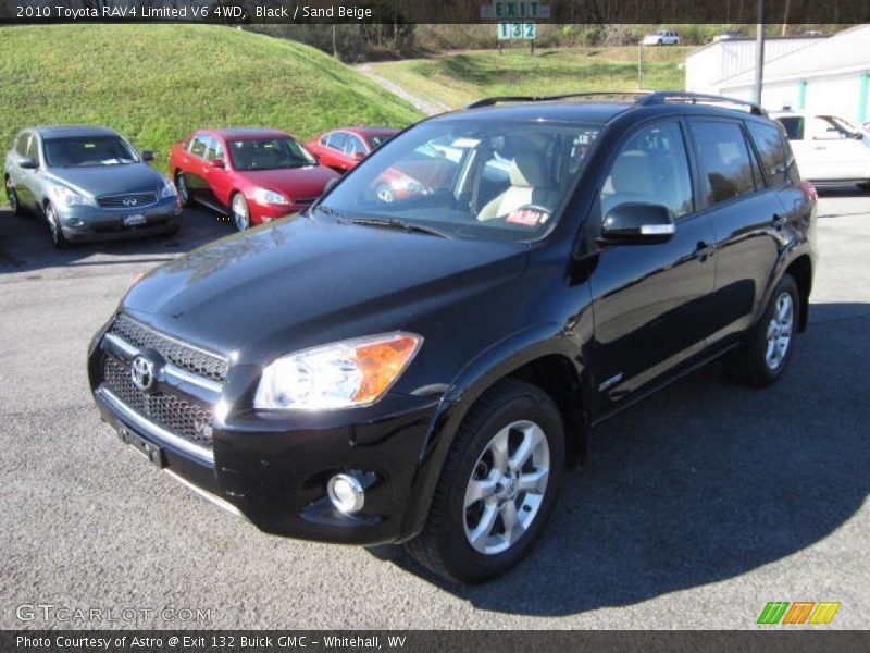 Black / Sand Beige 2010 Toyota RAV4 Limited V6 4WD
