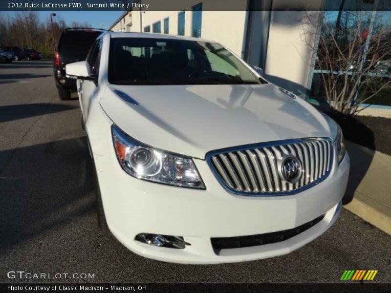 Summit White / Ebony 2012 Buick LaCrosse FWD