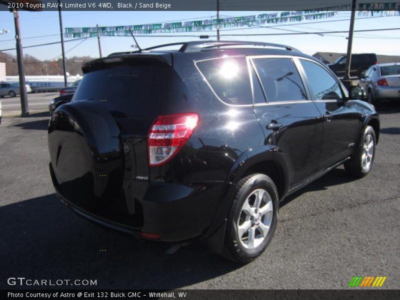 Black / Sand Beige 2010 Toyota RAV4 Limited V6 4WD