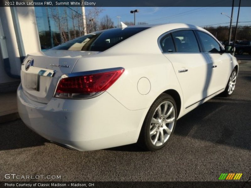Summit White / Ebony 2012 Buick LaCrosse FWD