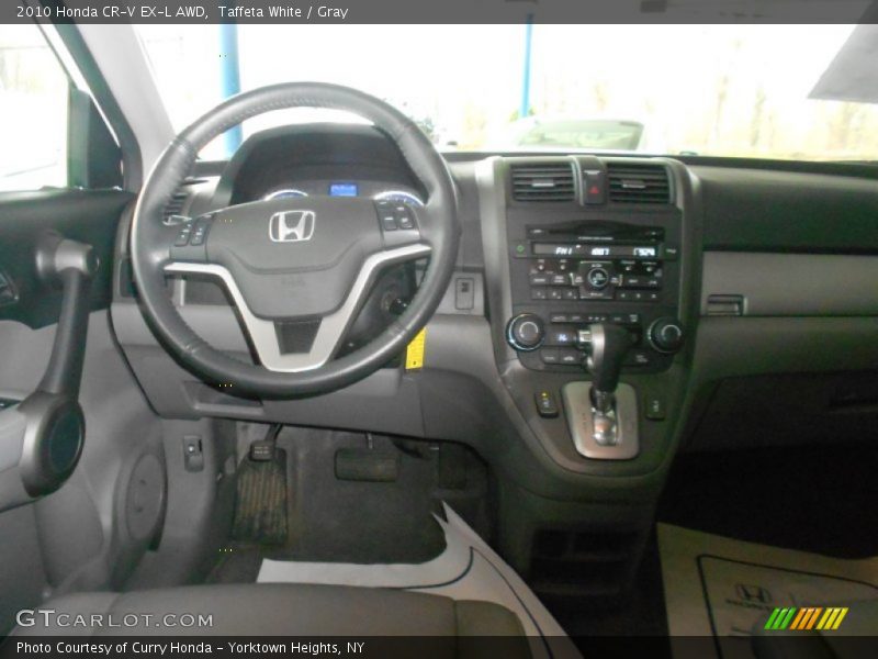 Taffeta White / Gray 2010 Honda CR-V EX-L AWD
