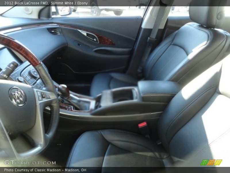 Summit White / Ebony 2012 Buick LaCrosse FWD