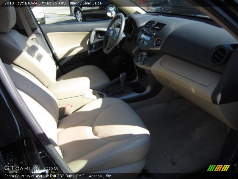 Black / Sand Beige 2010 Toyota RAV4 Limited V6 4WD