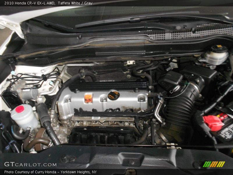 Taffeta White / Gray 2010 Honda CR-V EX-L AWD