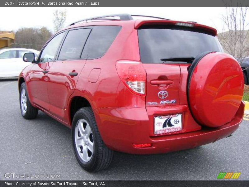 Barcelona Red Pearl / Taupe 2007 Toyota RAV4 I4