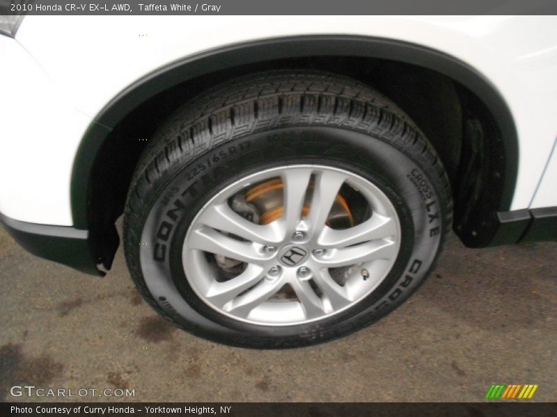 Taffeta White / Gray 2010 Honda CR-V EX-L AWD
