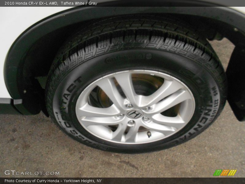 Taffeta White / Gray 2010 Honda CR-V EX-L AWD