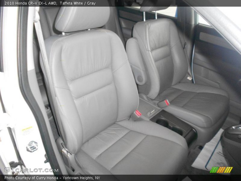 Taffeta White / Gray 2010 Honda CR-V EX-L AWD