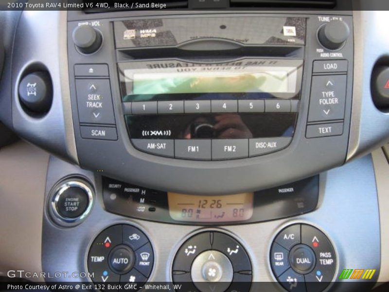 Black / Sand Beige 2010 Toyota RAV4 Limited V6 4WD