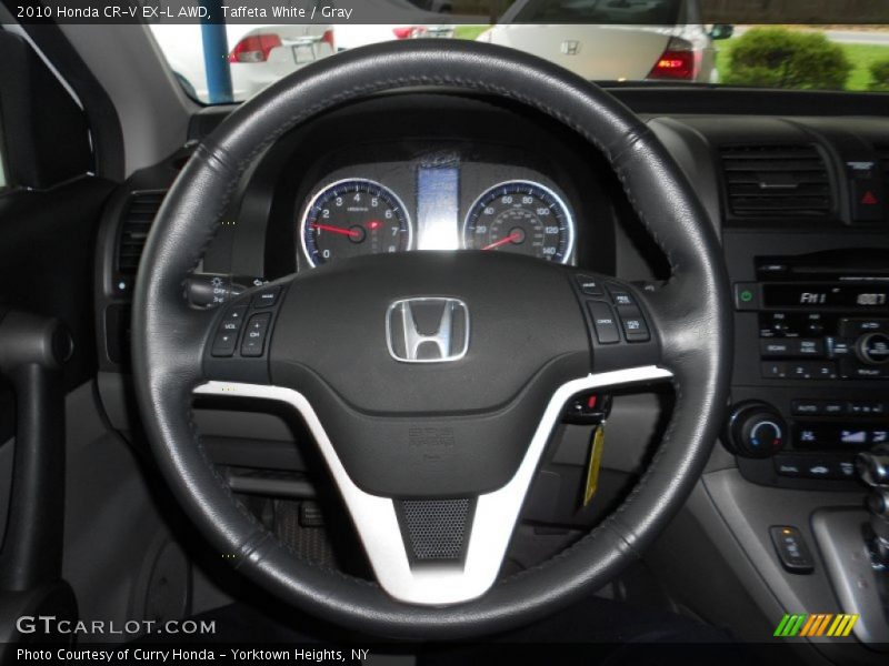 Taffeta White / Gray 2010 Honda CR-V EX-L AWD
