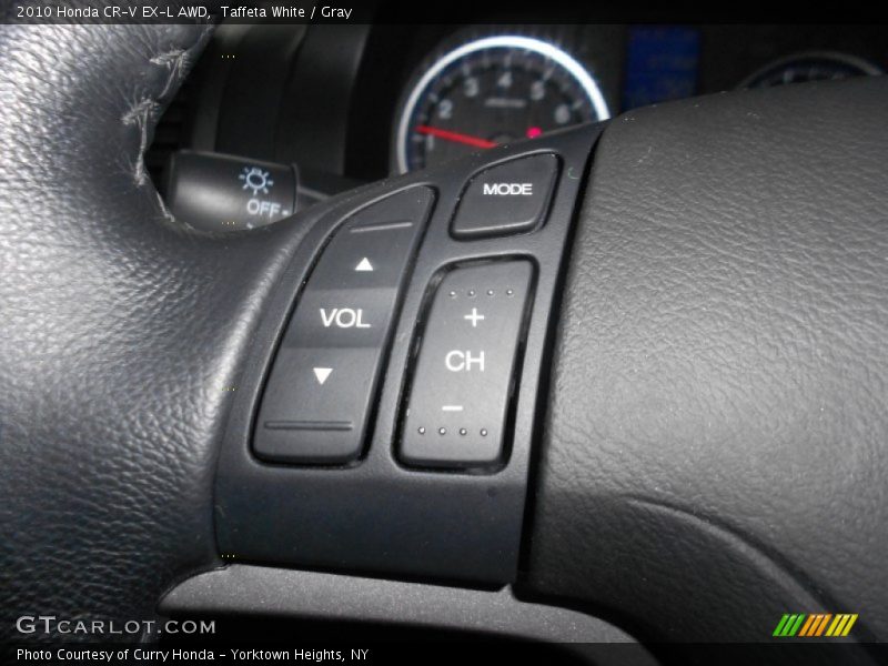 Taffeta White / Gray 2010 Honda CR-V EX-L AWD