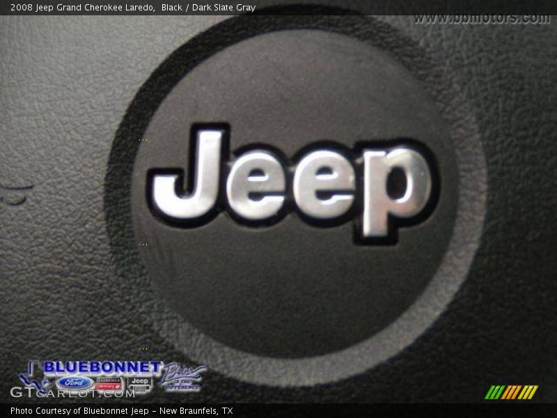 Black / Dark Slate Gray 2008 Jeep Grand Cherokee Laredo