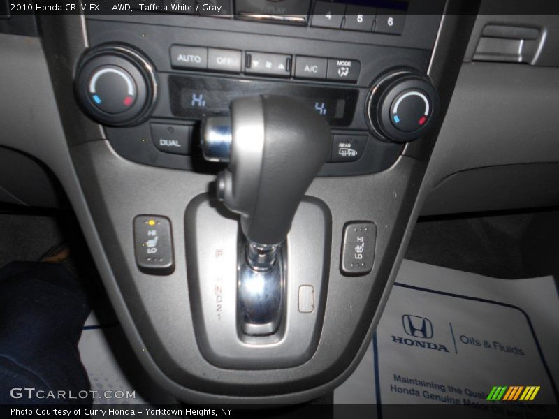 Taffeta White / Gray 2010 Honda CR-V EX-L AWD